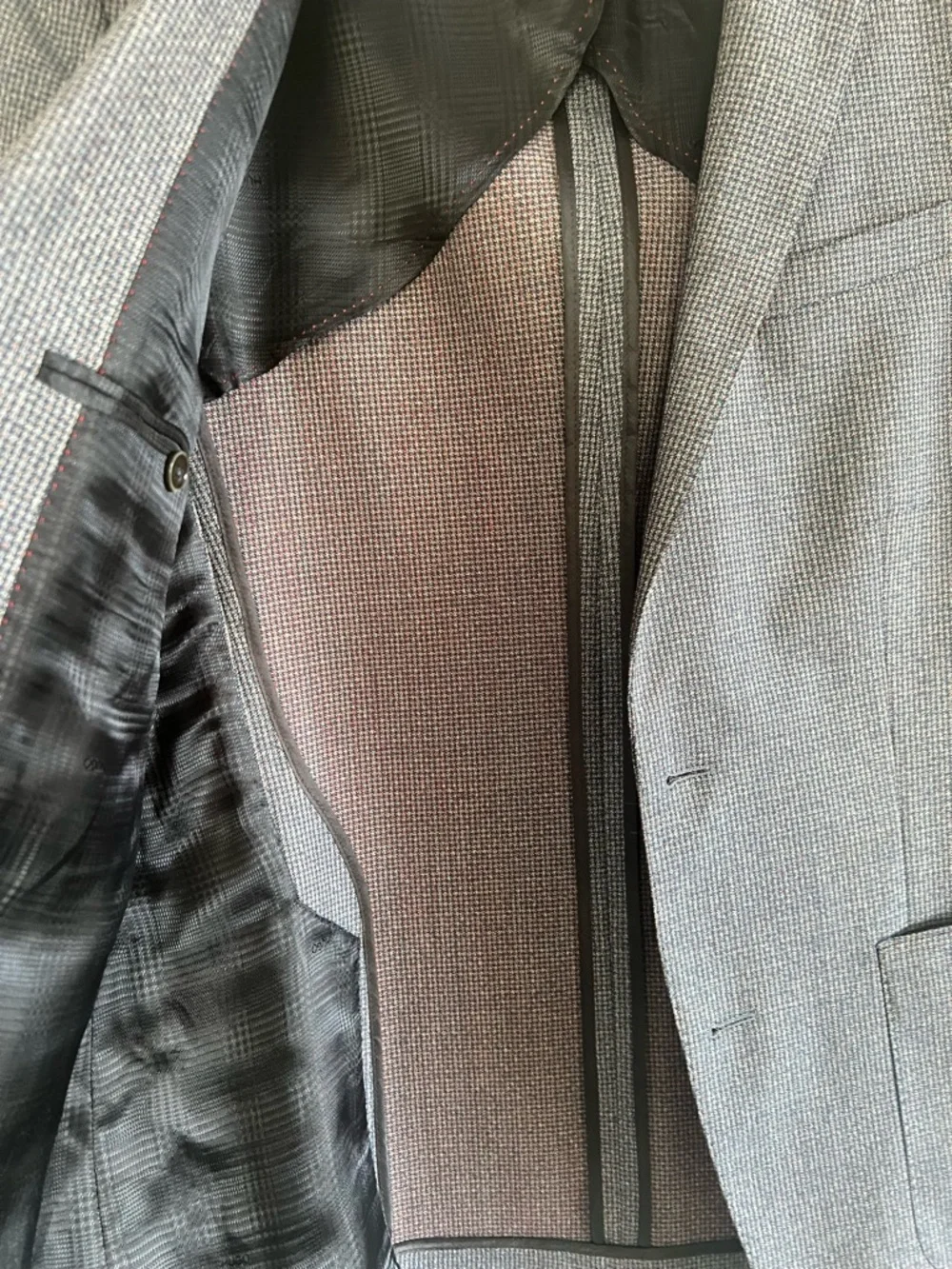 HUGO Blue Wool 2-Button Blazer • 40L
